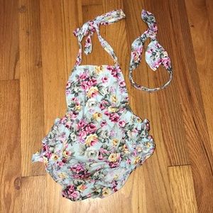 Little girl Bubble with matching hair tie